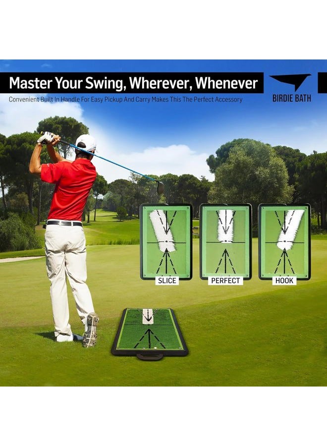 Birdie Bath Mat Pro Premium Swing Training Mat for Analyzing Swing and Ball Impact - Image 2