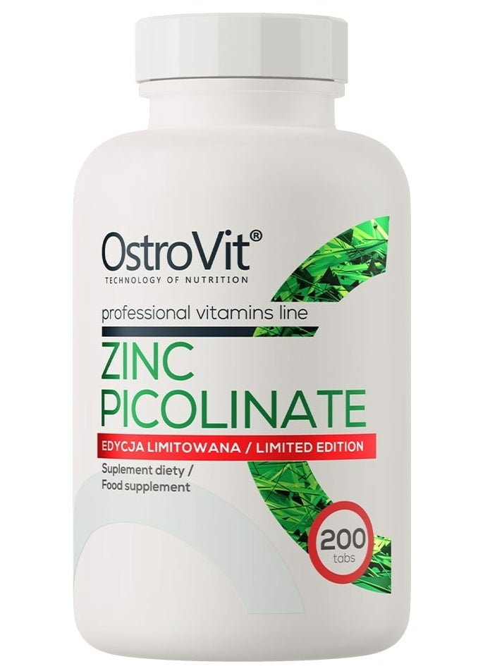 OstroVit - Zinc Picolinate 200 tabs LIMITED EDITION - Image 1