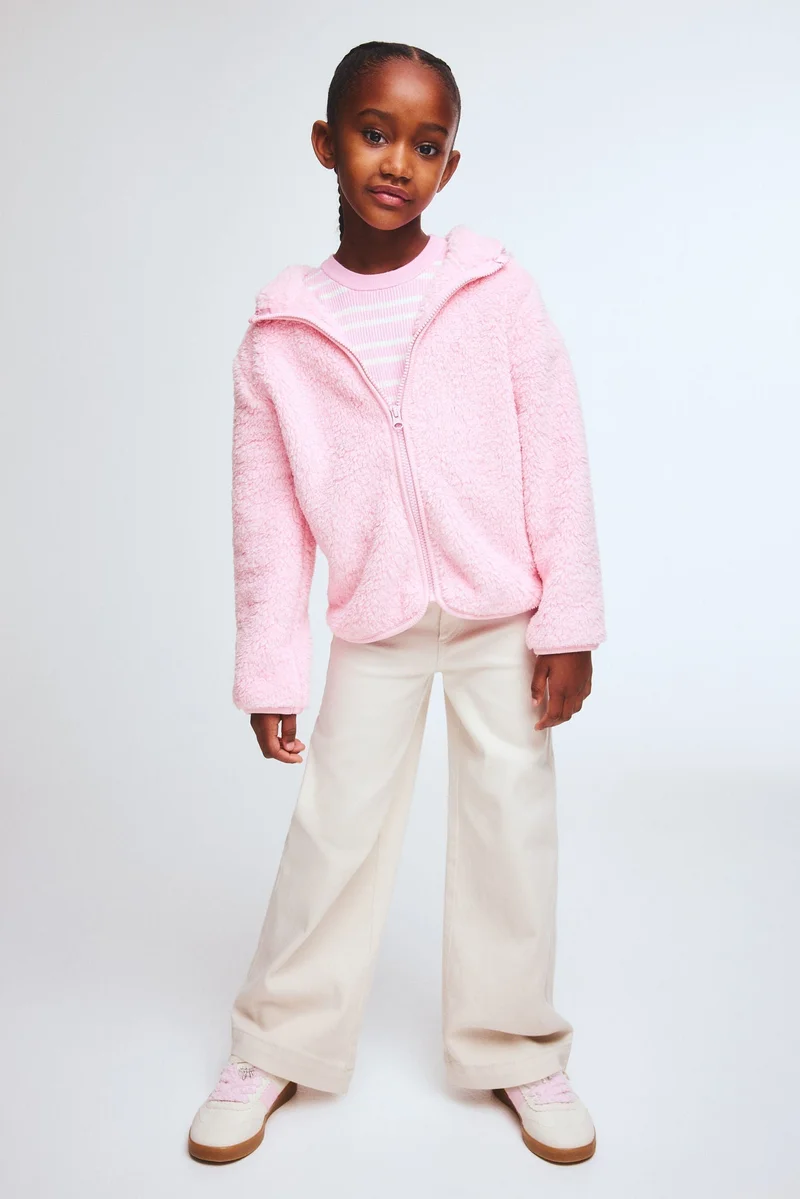 H&M Zip-through teddy hoodie