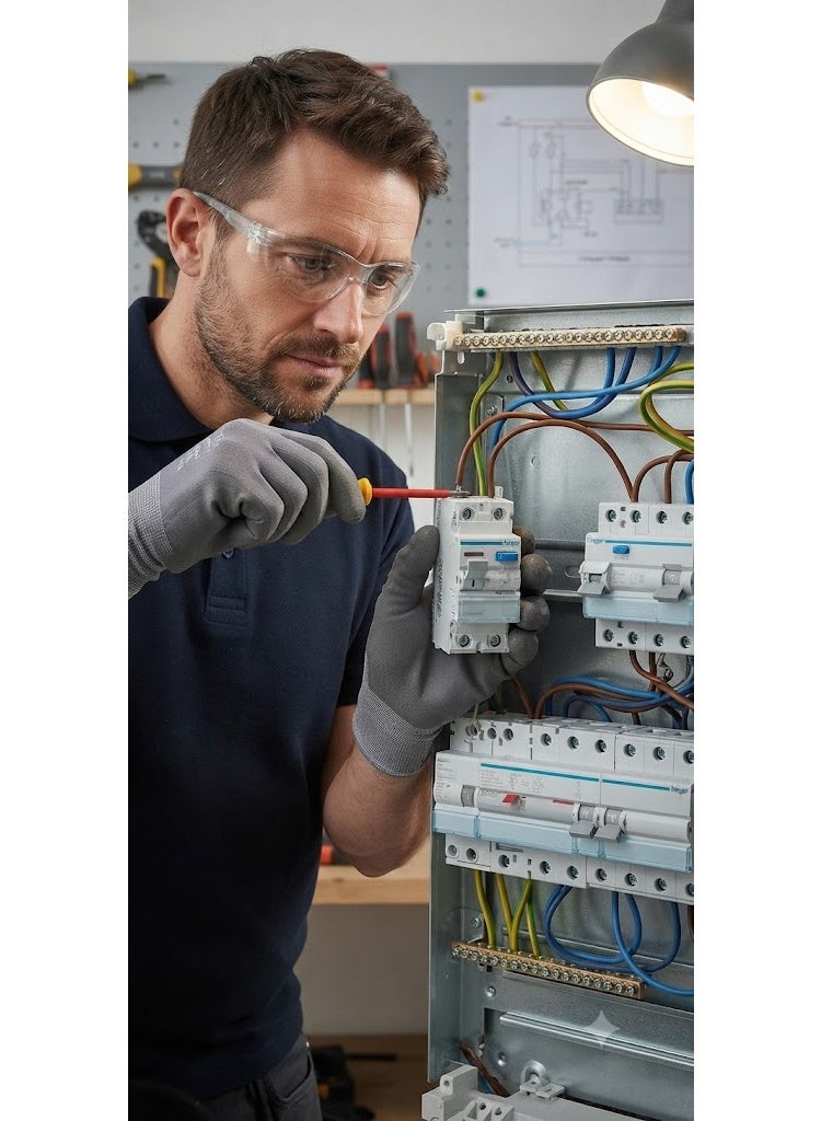Hager Earth Leakage Circuit Breaker - 63A 2Pole 100MA (ELCB/RCCB) CEC264J - Image 3