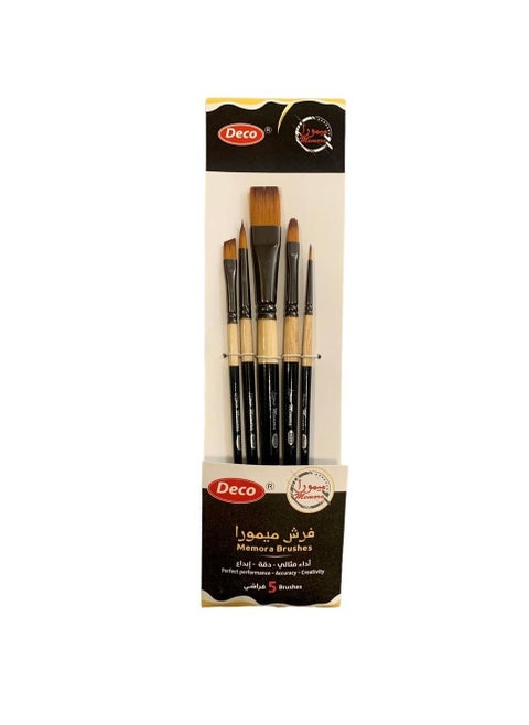 Set of 5 Memora Brushes