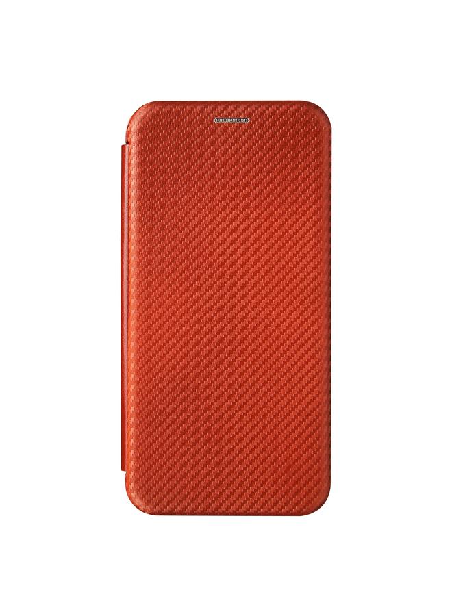 S-TOP Case For Samsung Galaxy A82 5G /Quantum 2 Carbon Fiber Texture Horizontal Flip TPU + PC + PU Leather Case with Card Slot - Image 2