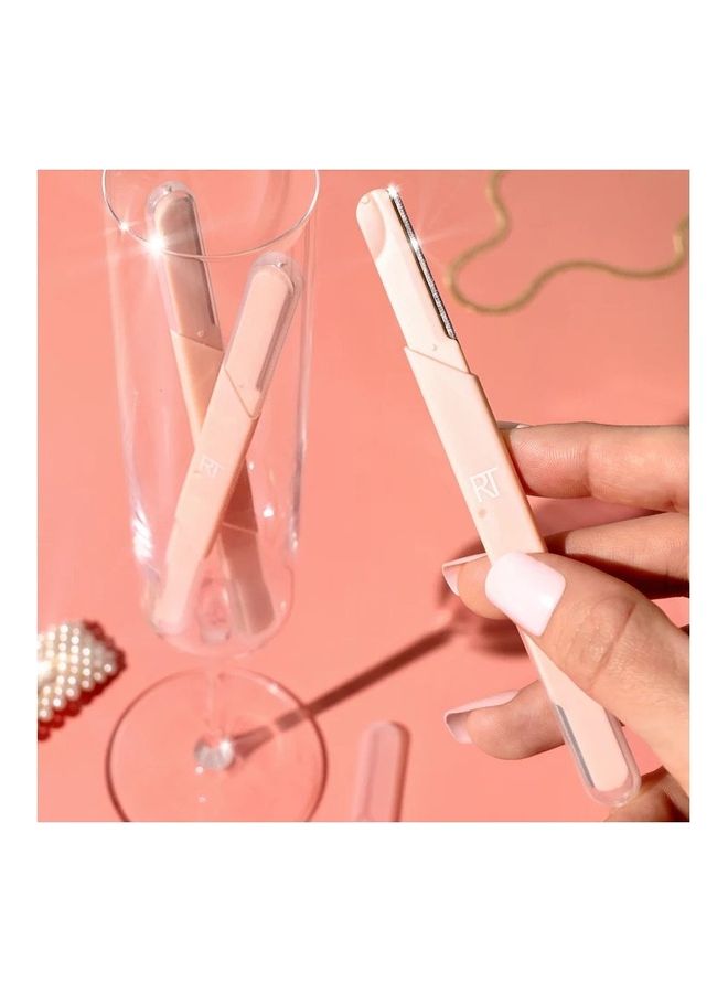 REAL TECHNIQUES Face & Brow Razors Multicolour 1.74grams - Image 5