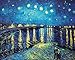 Pintoo Jigsaw Puzzles 500 Piece for Adults Vincent Van Gogh Starry Night Over The Rhone 1888 Beautiful Plastic Puzzle for Home Decor Zero Dust Easy Storage H1760 - Image 2
