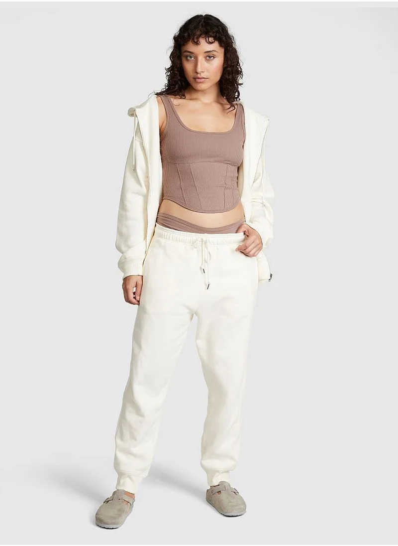 PINK Base Cotton Corset Top
