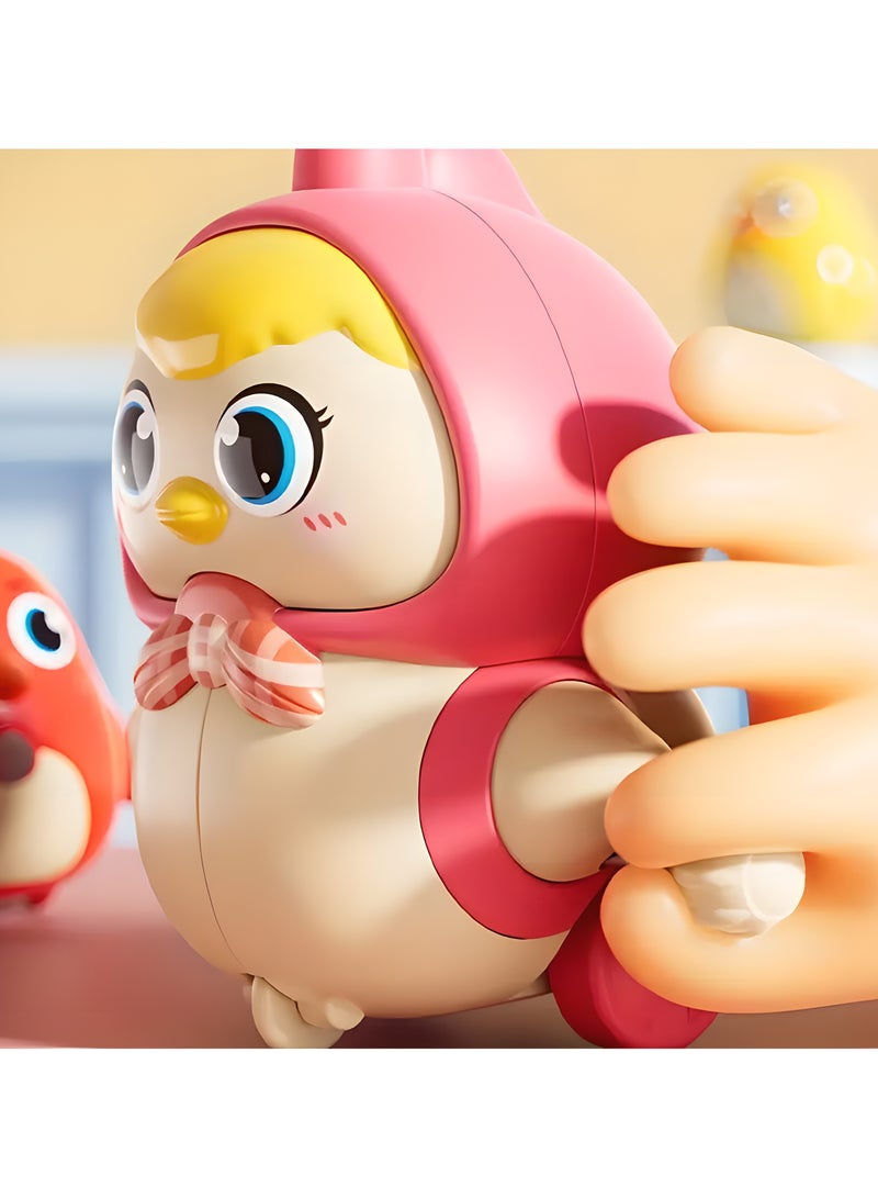 LIXADA 1pc Hen with 3pcs Chicks Learning to Crawl Magnetic Chain Early Education Toys, No Batteries Required, Educational Toys, Multiple Colors to Choose from, Youngsters Birthday Surprise Gift, Swinging Crawling Trainer Special Festival Youngsters Gifts for Youngsters Age 3+  - Image 3