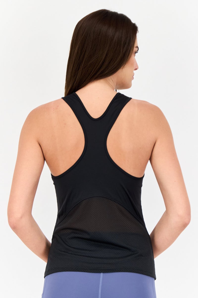 Reebok Women Sportswear Fit Sleeveless Training Tank Top, Black - Image 4