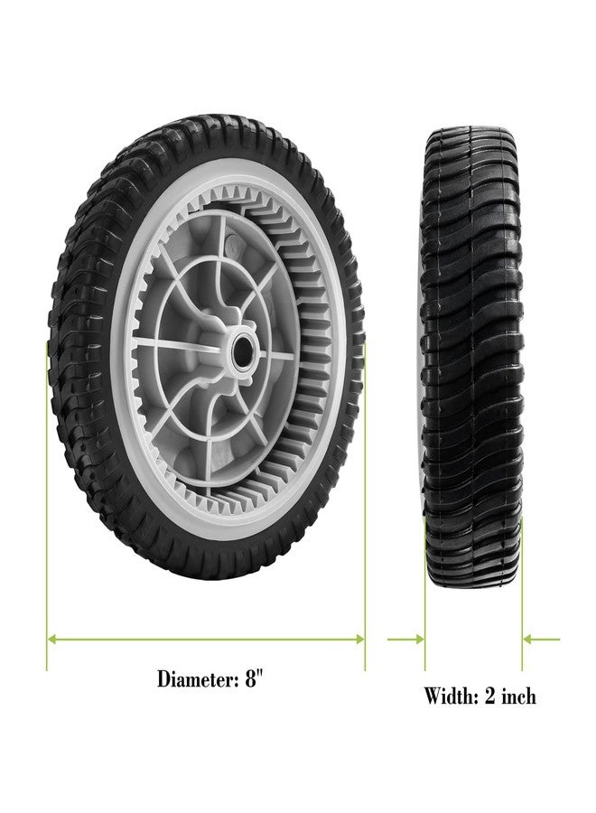 عجلات القيادة الأمامية لجزازة العشب من نوع Parts Camp MTD/Troy-Bilt 734-04018، 734-04018A، 734-04018B، 734-04018C (مجموعة من 2) - Image 2