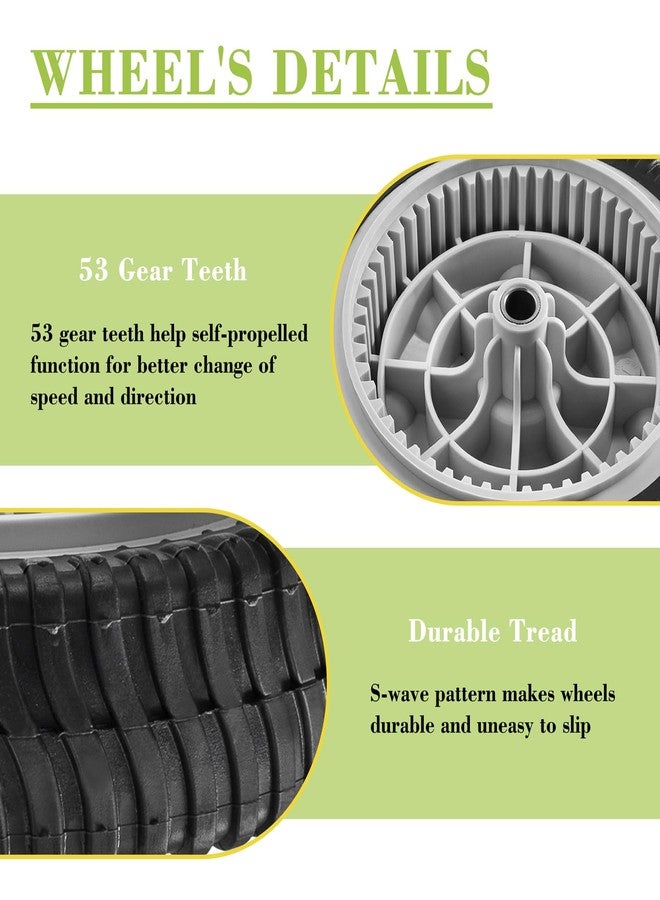 عجلات القيادة الأمامية لجزازة العشب من نوع Parts Camp MTD/Troy-Bilt 734-04018، 734-04018A، 734-04018B، 734-04018C (مجموعة من 2) - Image 4