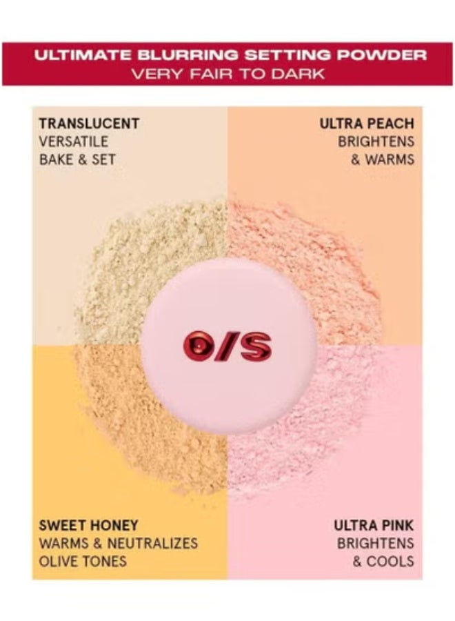 One size Ultimate Blurring Setting Powder Full Size - Ultra Pink - for Fair to Medium Skin Tone - Image 3