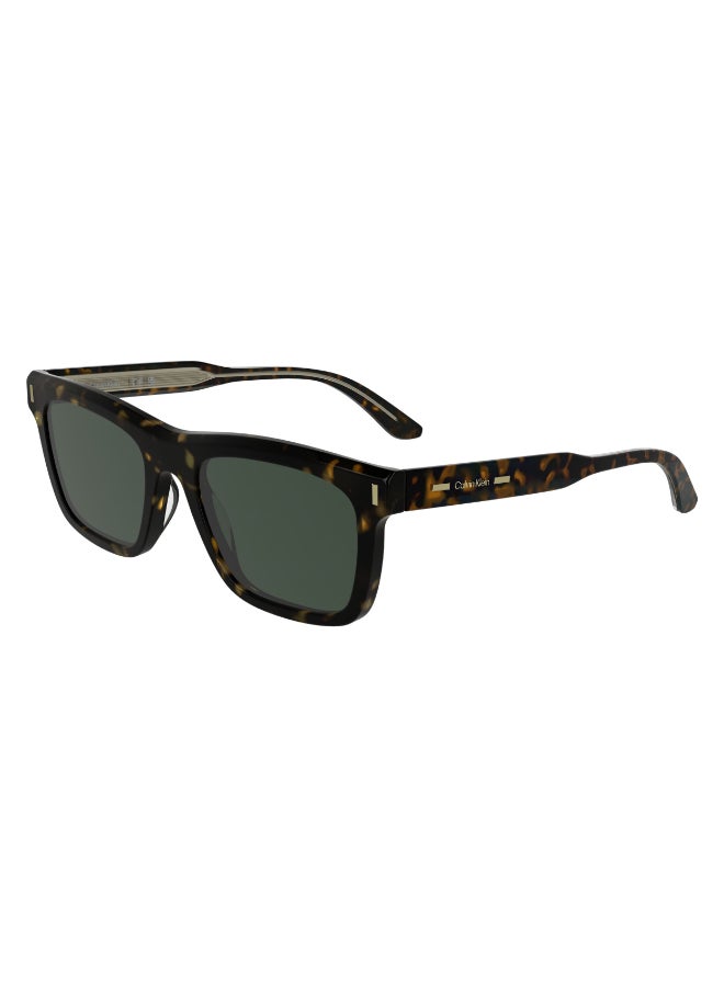 CALVIN KLEIN نظارات شمسية كاملة الإطار من أسيتات كالفن كلاين CK25506SN 5420 (235) داكن هافانا - Image 2