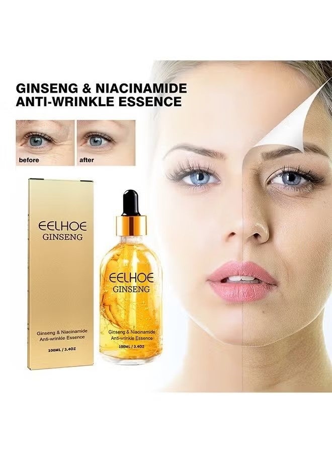 EELHOE One Ginseng Per Bottle, Ginseng Polypeptide Anti-Wrinkle Essence, Ginseng Anti Ageing Serum for Women - Image 2