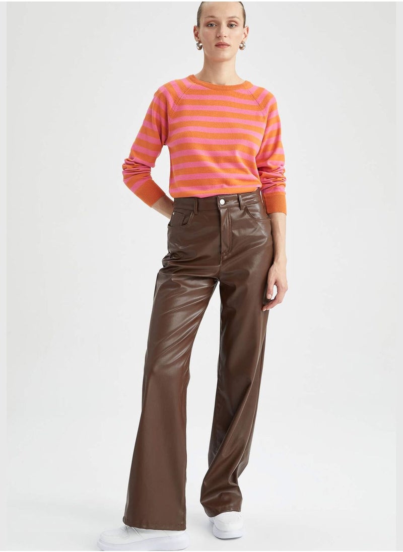 DeFacto - Regular Fit Long Sleeve Stripe Jumper - Image 1