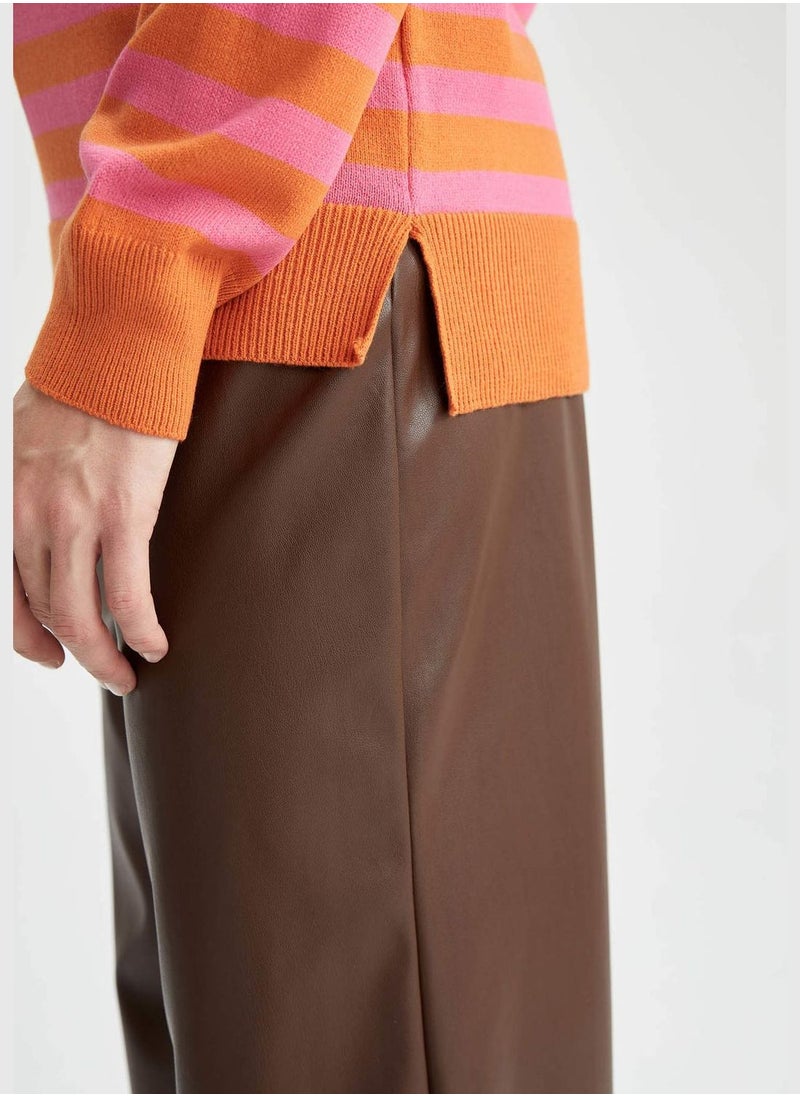DeFacto - Regular Fit Long Sleeve Stripe Jumper - Image 1