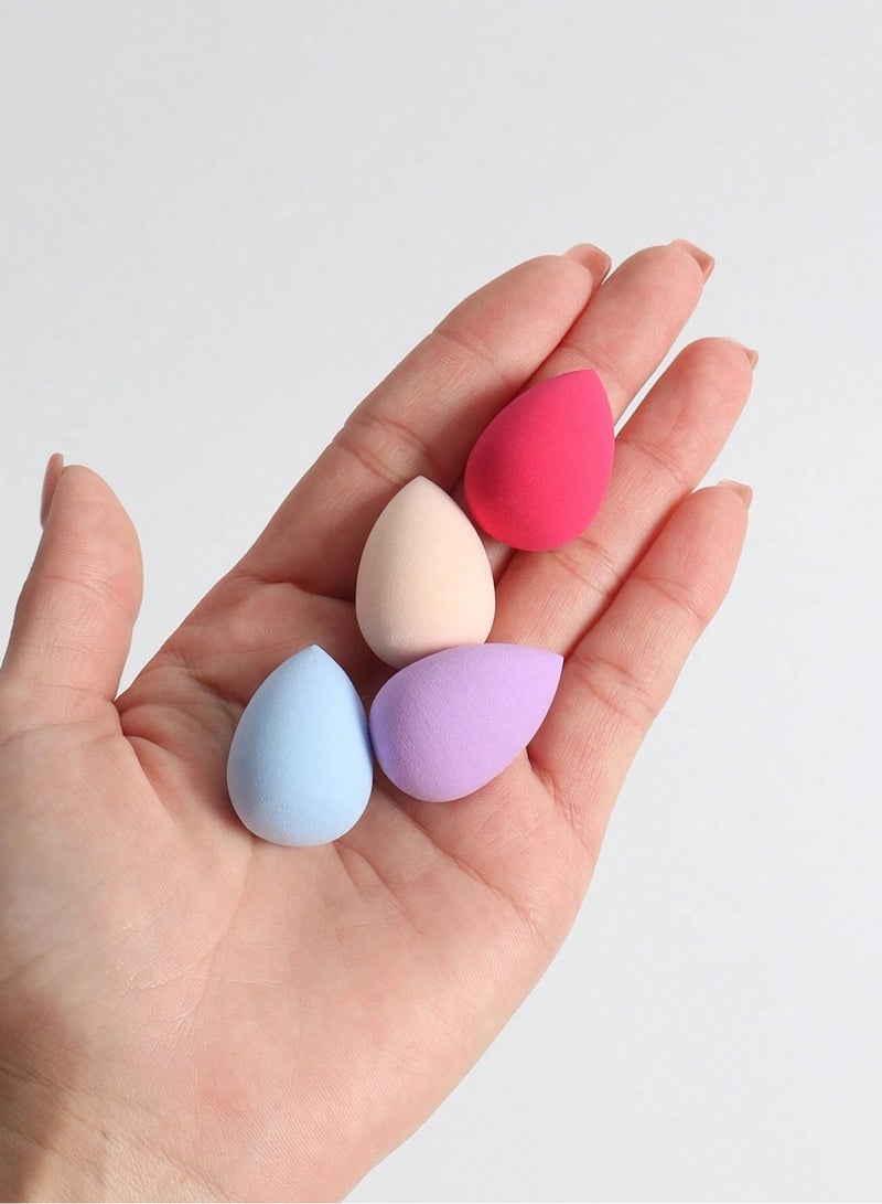Shein 6 Pcs Mini Makeup Sponges Set – Multi-Functional Beauty Blenders for Liquid, Cream & Powder Foundation – Wet & Dry Use ( Multi Colors ) - Image 2