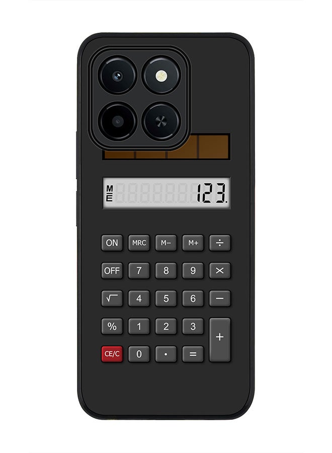 Stylizedd For Honor X6c Case,Slim fit Camera Protection, Shockproof Thin Phone cover  - Calc (Black)