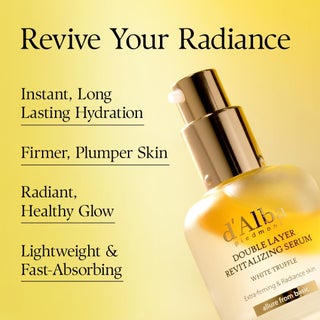 d'Alba White Truffle Revitalizing Vegan Double Serum Hydration + Glow with White Truffle Extract & Antioxidant Complex, Lightweight Two-Phase Skin Booster for Radiance, Plumpness & Smooth Texture 30ml - view 4