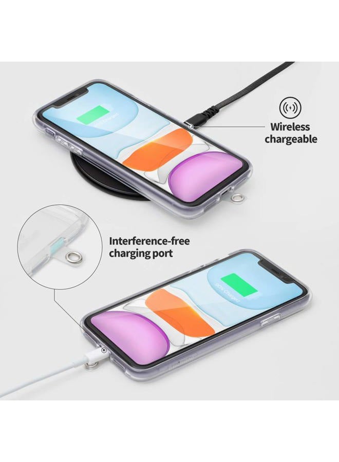 Sinjimoru Cell Phone Lanyard for Phone Case (2Packs), with Adjustable Phone Strap for Wrist Compatible with Key Holder & ID Card Holder. Sinji Strap Rainbow - Image 5