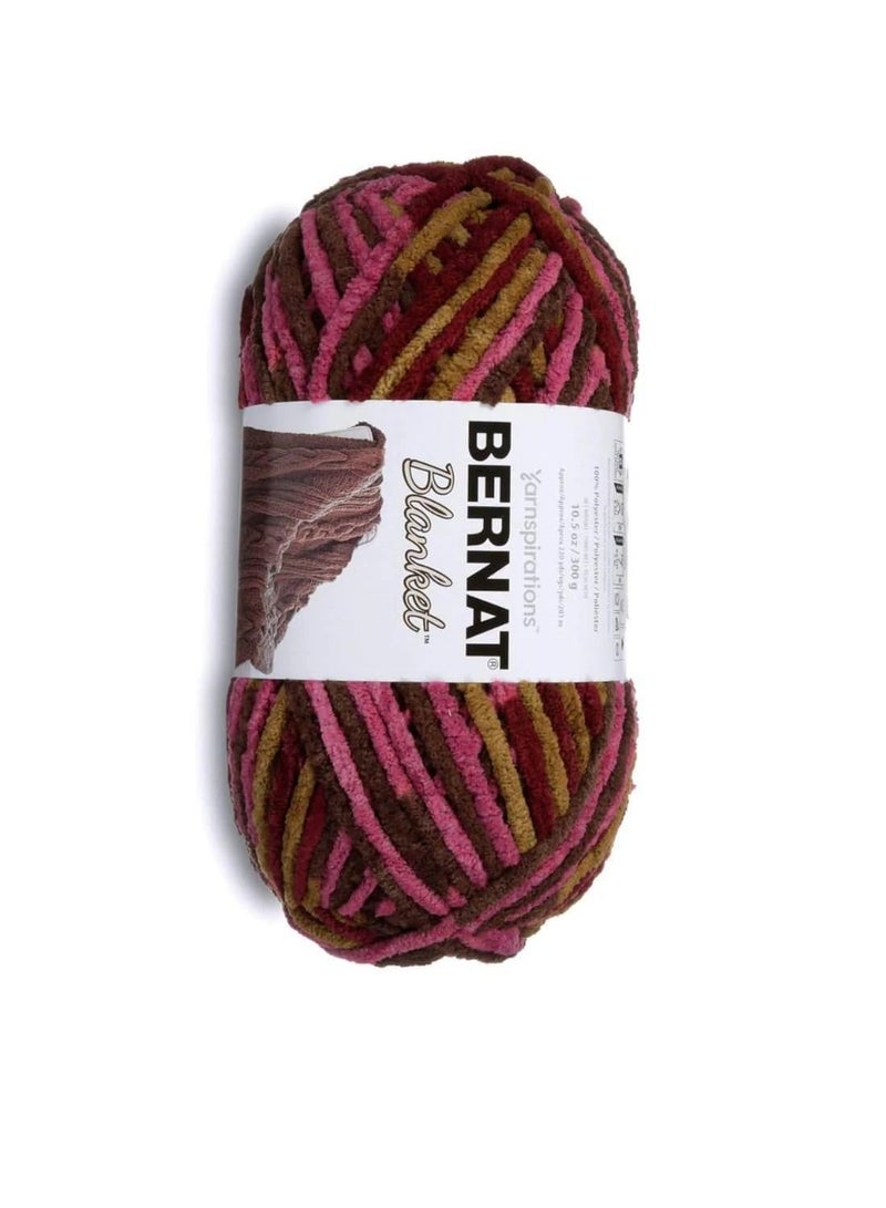 Bernat Bernat Blanket Big Ball Yarn Plum Chutney - Image 2