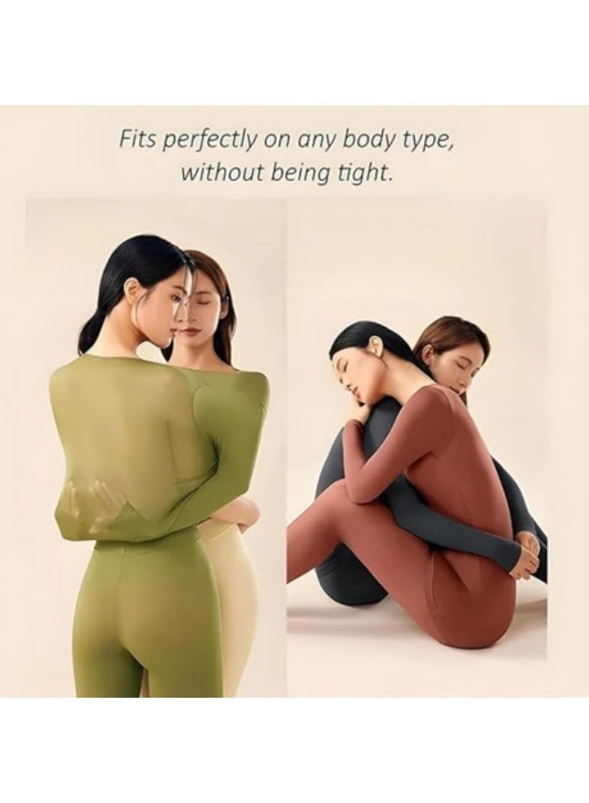 جيجيرو طقم ملابس داخلية حرارية سميكة للنساء - Image 5