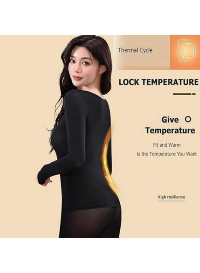 جيجيرو طقم ملابس داخلية حرارية سميكة للنساء - Image 2
