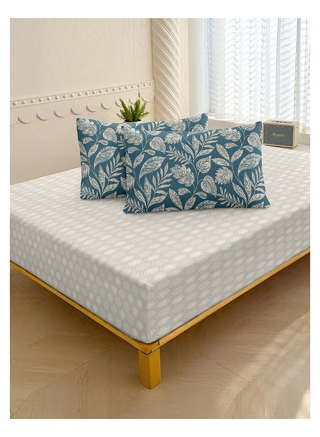 ايست من نون طقم غطاء لحاف من ٤ قطع | مصنوع من ألياف دقيقة ناعمة | ألوان متعددة | غطاء لحاف ١٦٠ × ٢٢٠ سم، ملاءة سرير ١٢٠ × ٢٠٠ سم مع جيب عميق ٣٠ سم، غطائي وسادة ٥٠ × ٧٥ سم | مناسب لمرتبة فردية - Image 4