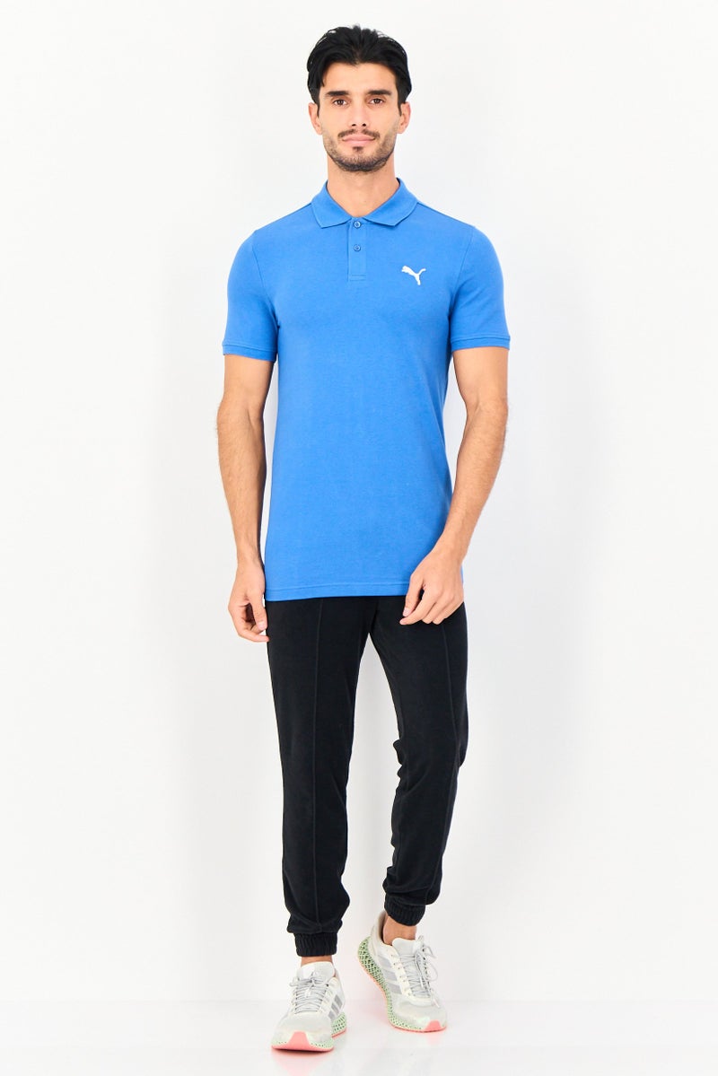 PUMA Men Slim Fit Short Sleeve Outdoor Polo Shirt, Blue - Image 2