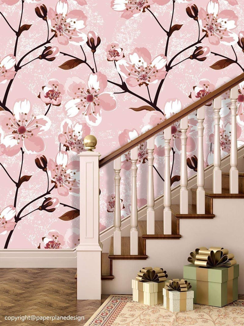 Paper Plane Design Premium Self Adhesive Sticker Wallpaper (57 sq ft) Design 6 - Image 2