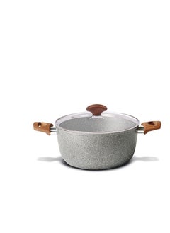 TVS TVS- CASSROEL WITH GLASS LID 20CM MINERALIA INDUCTION  - Image 1