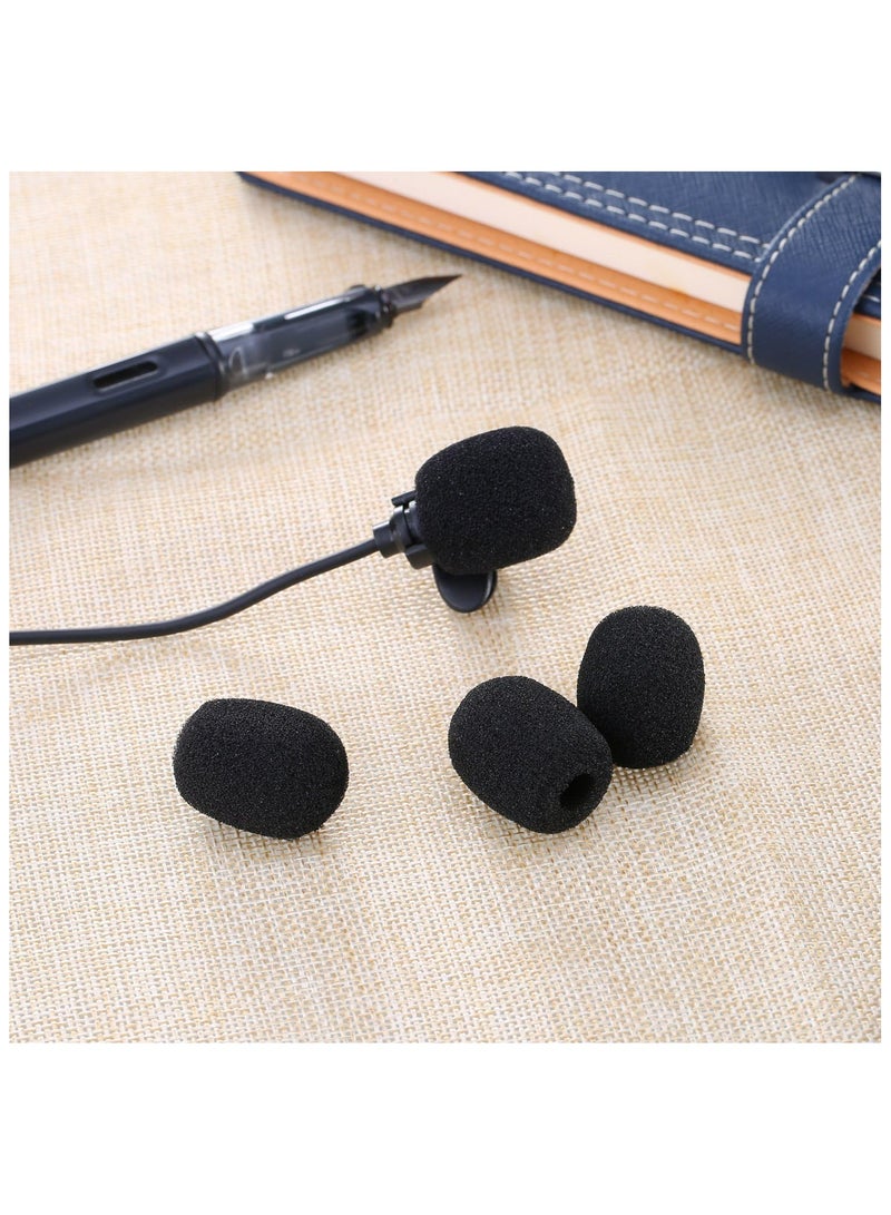 GNAFOTU 12 Piece Foam Microphone Windscreen, Mini Microphone Headset Windscreen, High Density Mic Covers for Small Lapel and Headset Microphones - Image 2