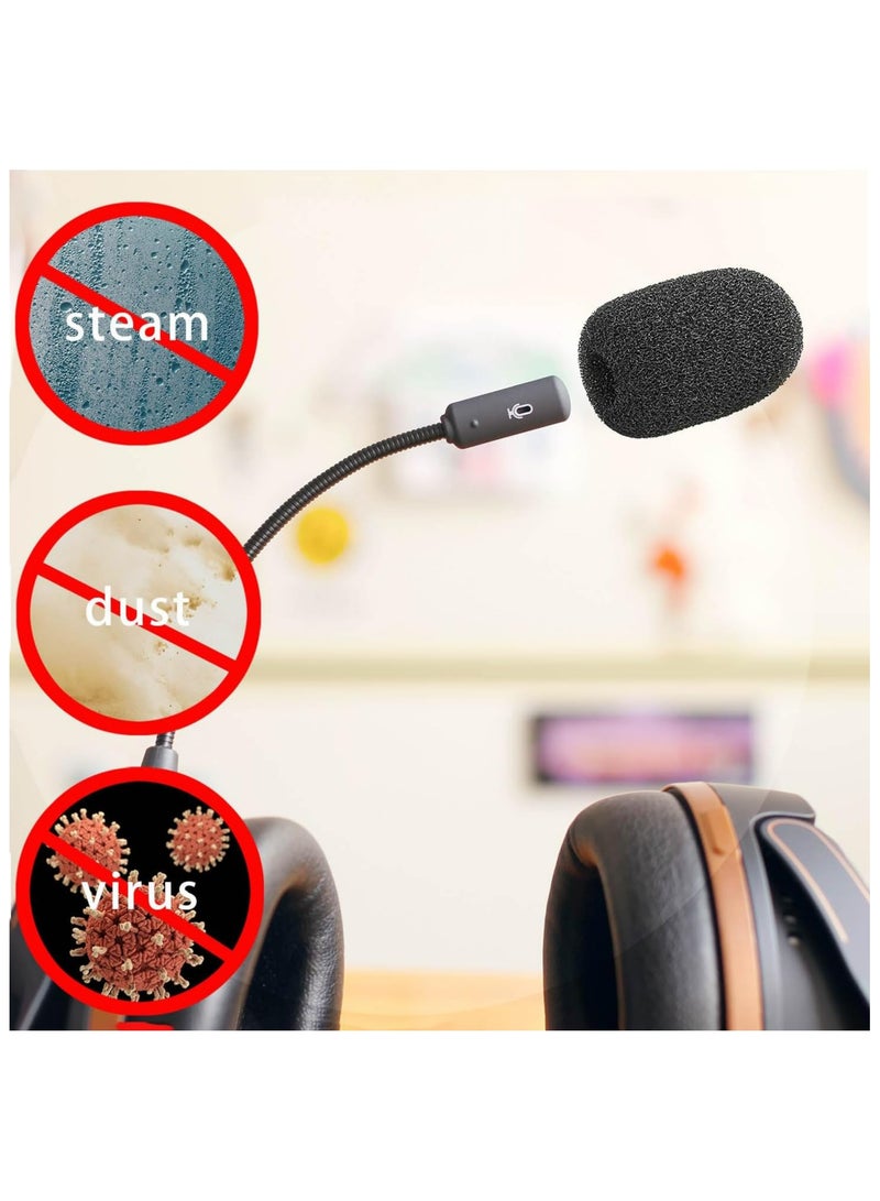 GNAFOTU 12 Piece Foam Microphone Windscreen, Mini Microphone Headset Windscreen, High Density Mic Covers for Small Lapel and Headset Microphones - Image 4