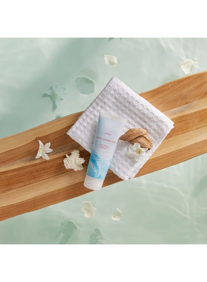 Thymes Aqua Coralline Body Scrub - Body Exfoliator for Skin Care Routine - Moisturizing and Exfoliating Body Scrub, Face Scrub, Foot Scrub, or Hand Scrub (7 Fl Oz) - Image 3