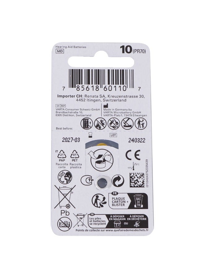 Renata Hearing Aid Batteries Size 10 1.45V - Image 2
