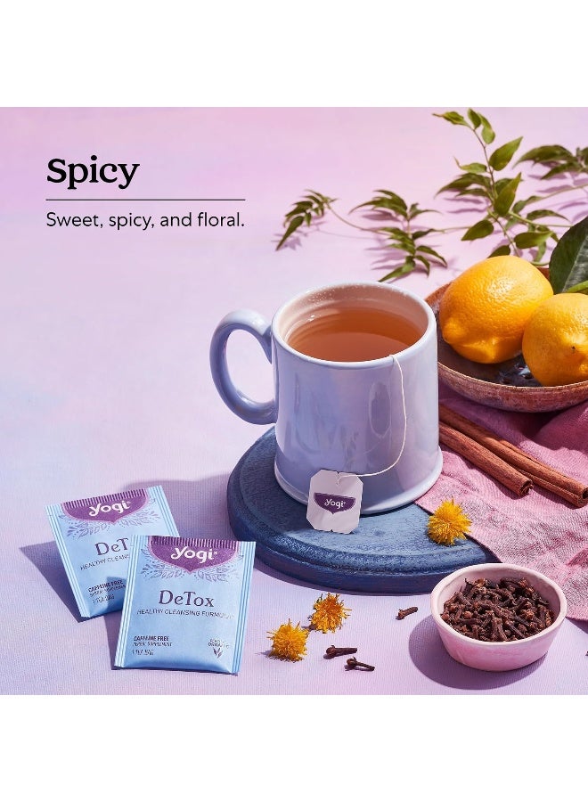 Yogi DeTox Tea - Herbal Cleansing Blend (6 Pack) - Image 4
