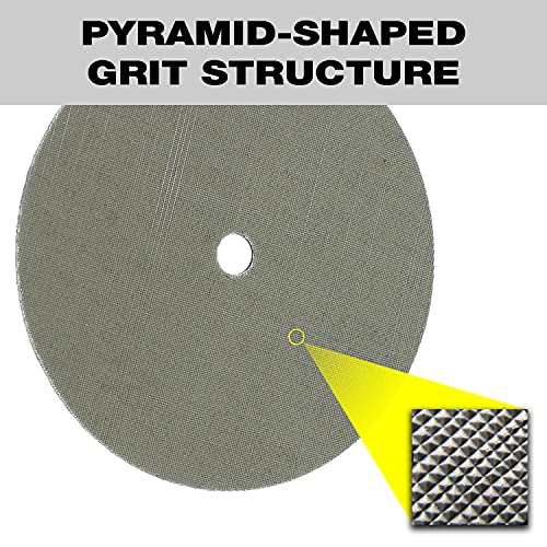 CS Unitec 80932 FIX Disc with Hook & Loop Fasterning, TZ Pyramid, 4-1/2" Diameter, A65/280 Grit, (Pack of 10) - Image 3