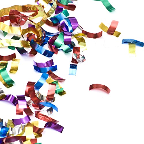 JPACO LARGE Metallic Confetti – Jumbo Mylar Rainbow Foil Confetti Bag Perfect for New Years, Surprise Parties, Birthdays, Photoshoots, Engagements & Weddings (300 Grams, Over 7,500 PCS) by JPACO - Image 3