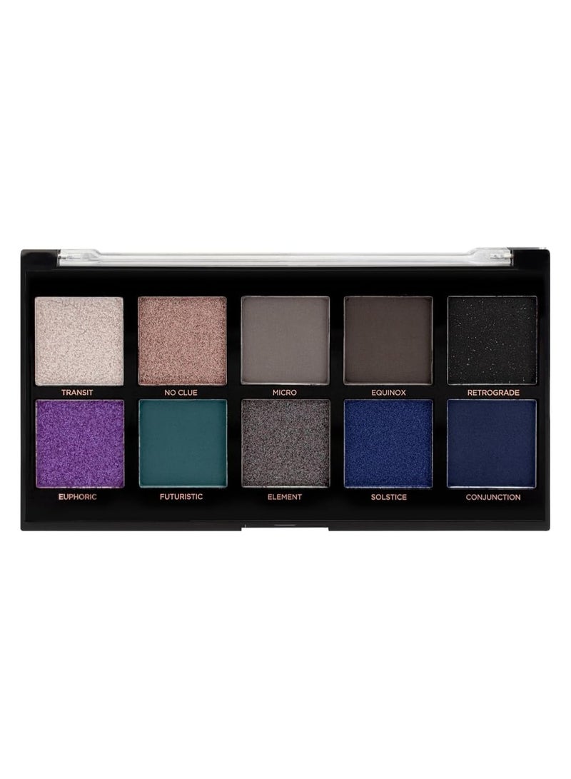 Profusion Cosmetics Euphoria 10 Shade Eyeshadow Palette Unleash Your Creativity with Multi Finish Shades for Day to Night Glam Looks Get Stunning Makeup Looks with Richly Pigmented Shade - Image 2