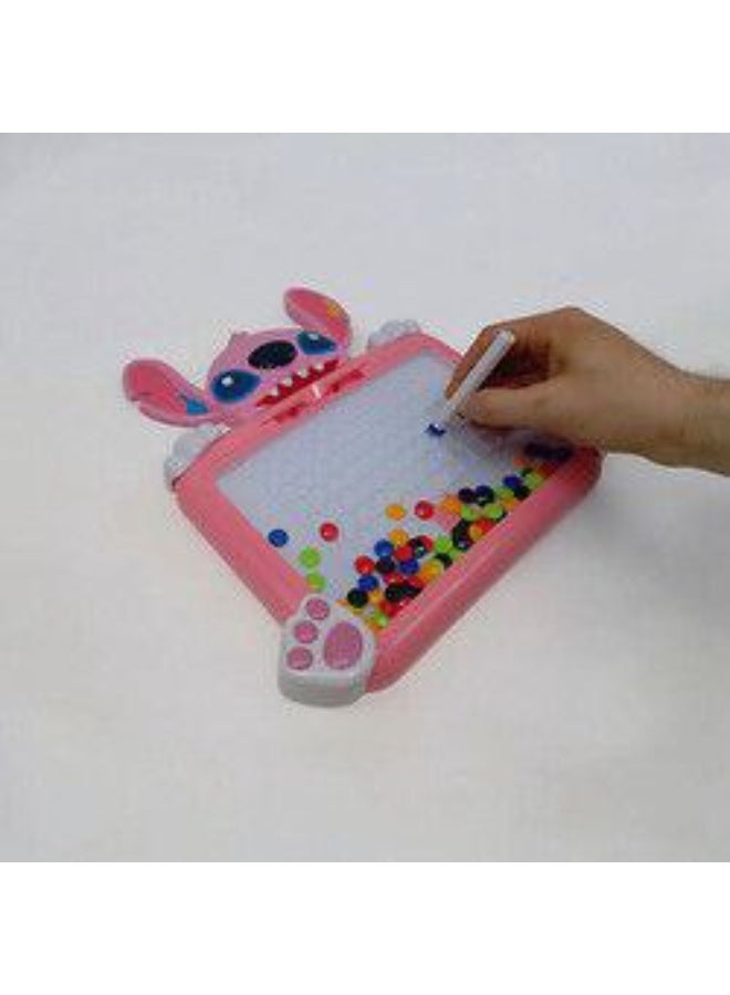 ستيتش لوحة رسم مغناطيسية للأطفال بتصميم ستيتش – لعبة تعليمية للرسم والكتابة - Image 4