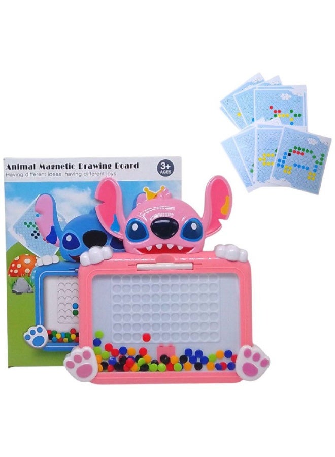 ستيتش لوحة رسم مغناطيسية للأطفال بتصميم ستيتش – لعبة تعليمية للرسم والكتابة - Image 3