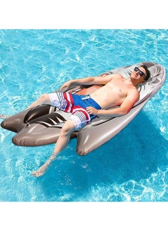 AUTOYSUR Pool Float Adult - Inflatable Lounger Float, Extra Large - Pool Floats for Adults Heavy Duty with Backrest & Cupholde - Thick PVC Pool Floats for Pool, Lake, Beach Parties, Backyard  - Image 5