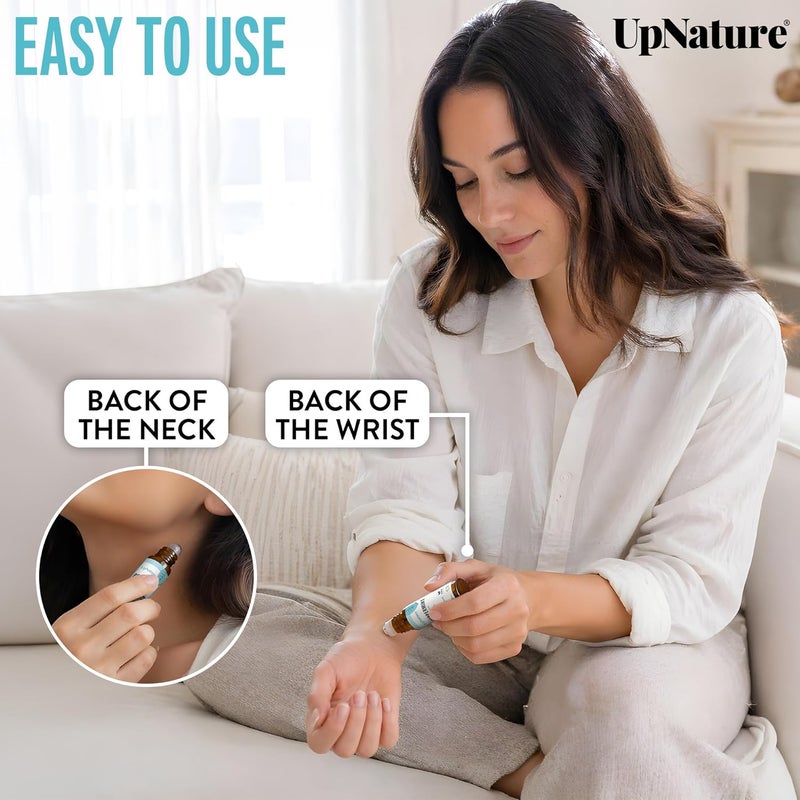 UpNature Peppermint Essential Oil Roll On - Natural Nausea Morning Sickness Relief for Pregnant Women - Pregnancy Must Haves Rollerball Roller - Image 4