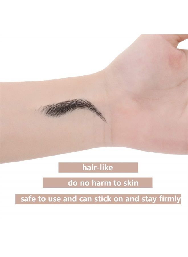 Maitys 12 Sheets 108 Pairs Hair Like Waterproof Eyebrow Tattoos Stickers Temporary Eyebrow Tattoos Instant Transfer Brows Peel off Fake Eyebrow Sticker Authentic Eyebrow for Women and Girls(Classic Style) - Image 5