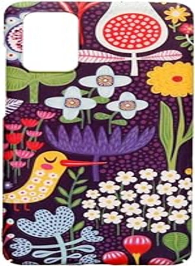 Dragon Generic Dragon Plastic Creative Back Phone Protection Case Flowers, Bird Print Design With Silicone Safety Edges And 3D Back Print For Samsung Galaxy S11 / S20 Plus - Multi Color