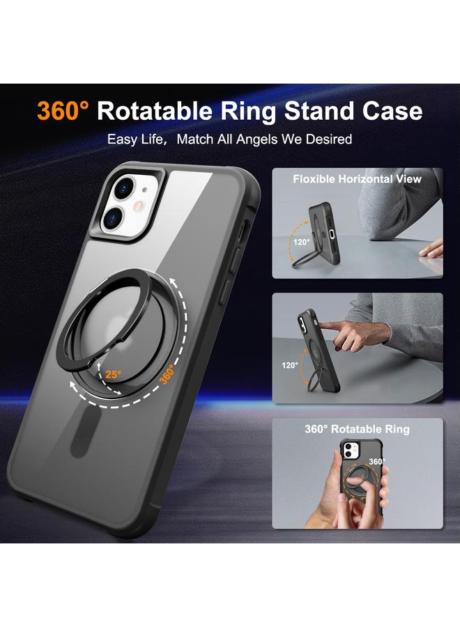 Zaboon Case For iPhone 12 / 12 Pro MagSafe Magnetic Rotating Holder Phone Case - Image 2
