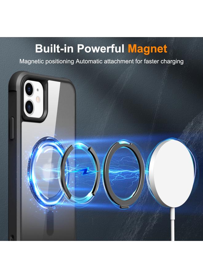 Zaboon Case For iPhone 12 / 12 Pro MagSafe Magnetic Rotating Holder Phone Case - Image 3
