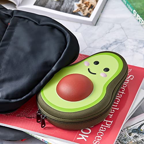 It's Academic Avocado Pencil Case School Supply Bag with Mesh Pocket, Cute Design - Image 5