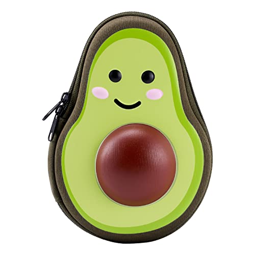 It's Academic Avocado Pencil Case School Supply Bag with Mesh Pocket, Cute Design - Image 1