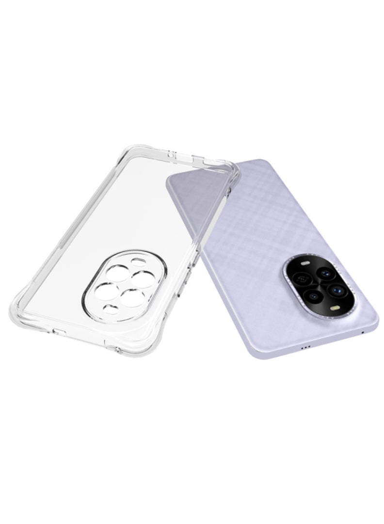 Theodor Huawei Nova 13 Pro Clear Case, Shock-Absorption TPU Cell Phone Cover with Reinforced Corners, Soft Flexible & Crystal Clear Protective Bumper Case - Image 3