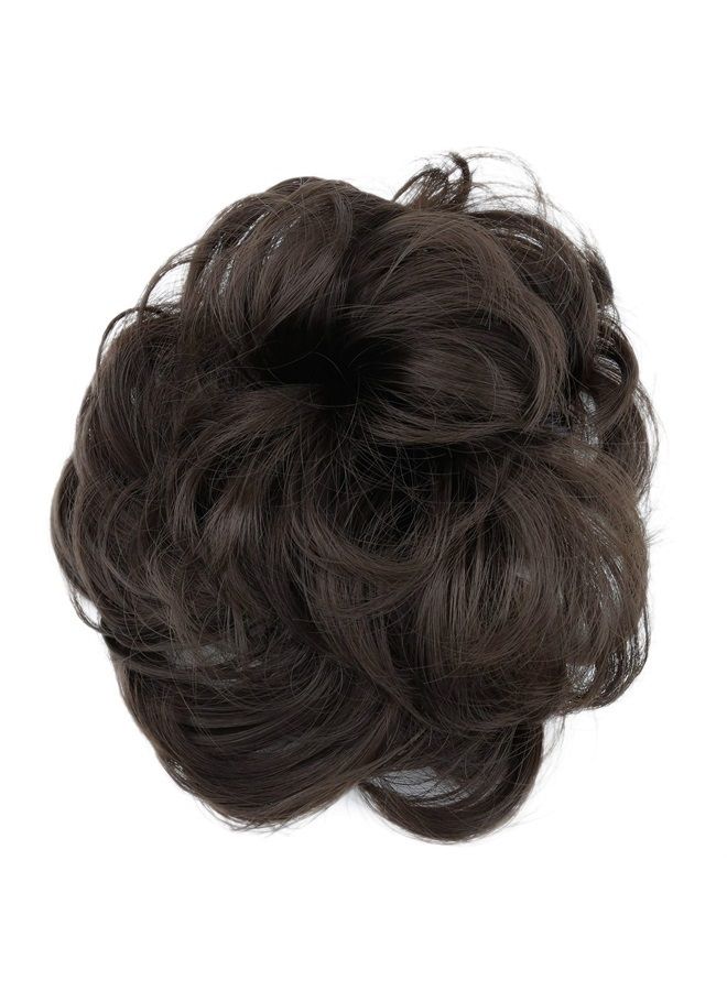 CAISHA بواسطة PRETTYSHOP كعكة مشوشة مع كعكة شعر مجعد وكثيف من ألياف صناعية مقاومة للحرارة بني G6A - Image 2