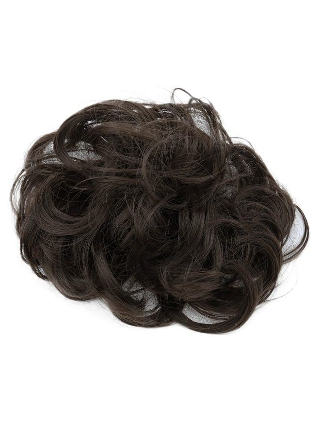 CAISHA بواسطة PRETTYSHOP كعكة مشوشة مع كعكة شعر مجعد وكثيف من ألياف صناعية مقاومة للحرارة بني G6A - Image 5